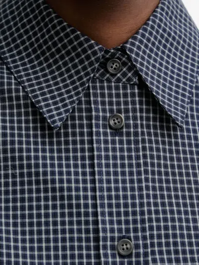 Miss Sixty Checked Buttoned Shirt In Blue