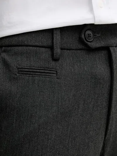 Les Deux Button-fastening Tailored Trousers In Black