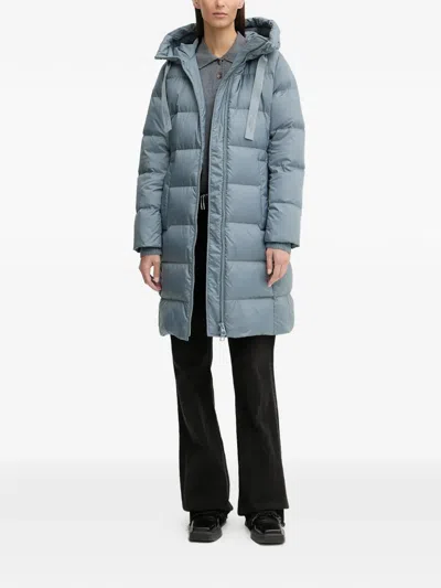 Marc O'polo Long-sleeve Knitted Polo Shirt In Gray