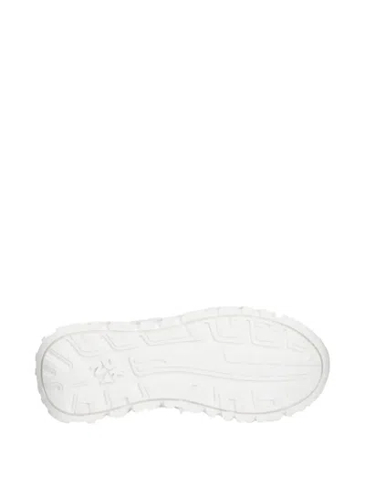 Dkny Logo-embossed Sneakers In White