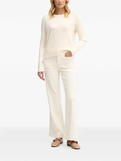 Dkny Flared Jeans In White