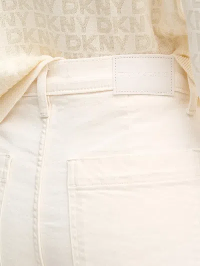 Dkny Flared Jeans In White