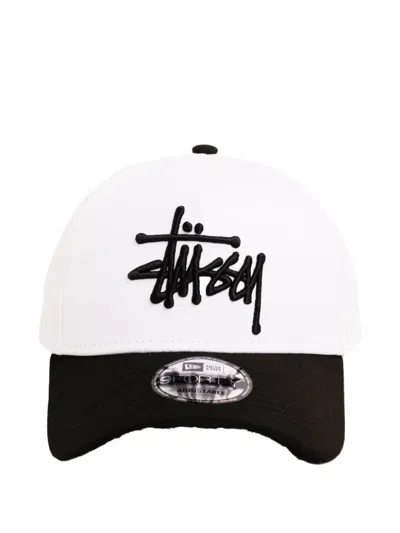 Stussy New Era 9forty Logo Baseball Cap In White