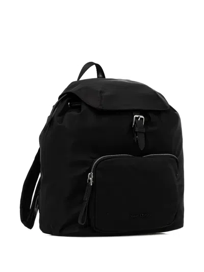 Marc O'polo Medium Buckled Backpack In Black