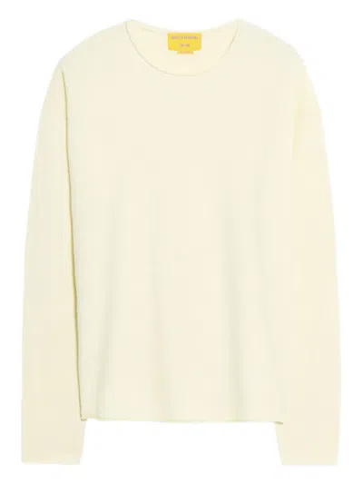 Guest In Residence Crewneck Cashmere Sweater In White