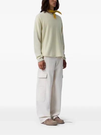 Guest In Residence Crewneck Cashmere Sweater In White