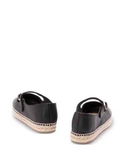 Castaã±er Buckle-strap Espadrilles In Black