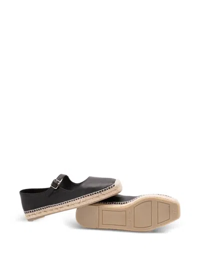 Castaã±er Buckle-strap Espadrilles In Black