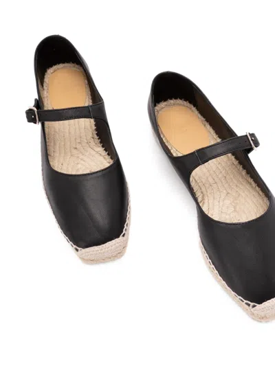 Castaã±er Buckle-strap Espadrilles In Black