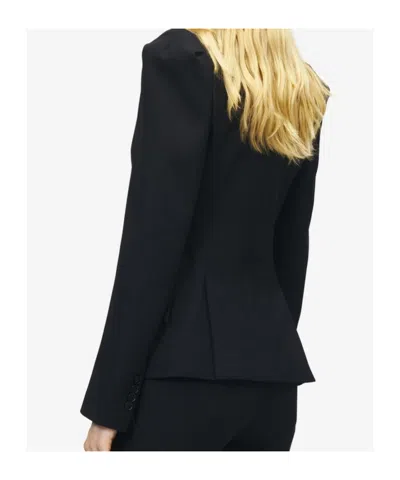 Alexander Mcqueen Tailored Jacket Single Breasted Padded Shoulders In Black