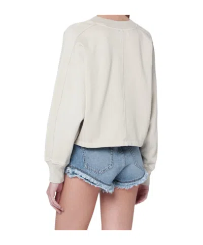 Isabel Marant Étoile Beige Crew-neck Cotton Sweatshirt Women In Neutral