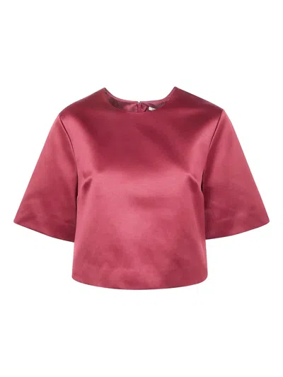 By Malene Birger Hania Top Cabernet In Burgundy