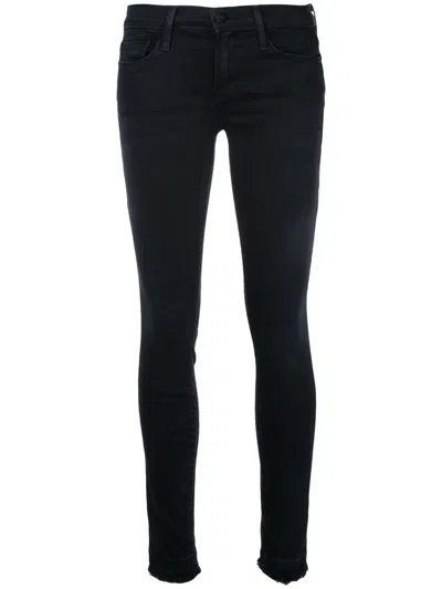 Frame Skinny Jeans In Black