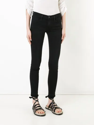 Frame Skinny Jeans In Black