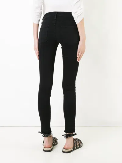 Frame Skinny Jeans In Black