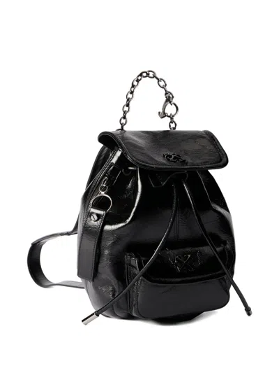 Off-white Dumbo.b Leather Backpack In Black