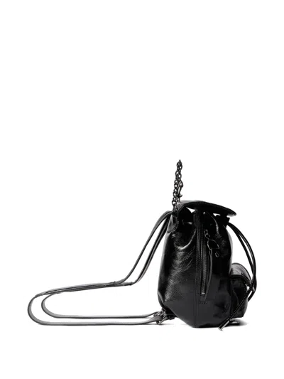 Off-white Dumbo.b Leather Backpack In Black