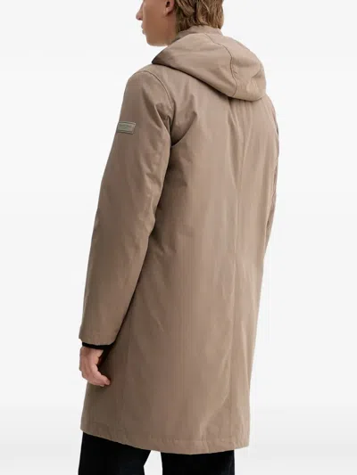 Marc O'polo Hooded Coat In Neutral