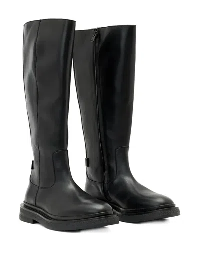 Allsaints Escher Zip-fastening Boots In Black