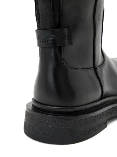 Allsaints Escher Zip-fastening Boots In Black