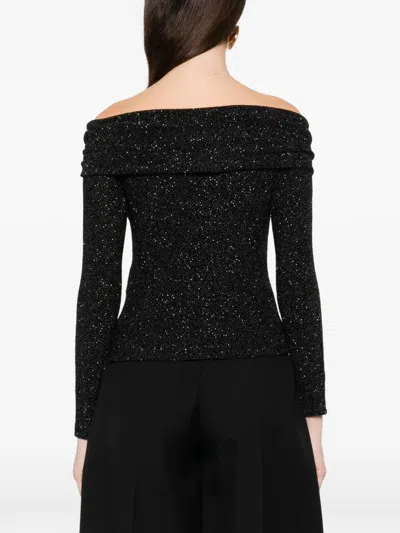 Ba&sh Off-shoulder Gathered Top In Black