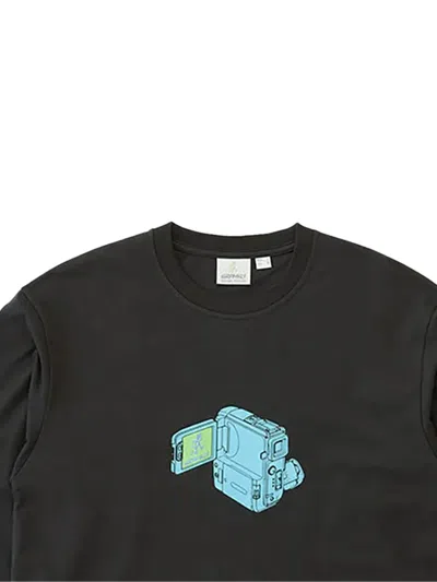 Gramicci Graphic-print Long-sleeve T-shirt In Black