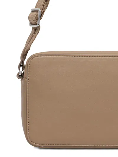 Marc O'polo Small Debossed Zip Crossbody Bag In Brown