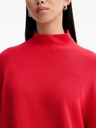 Marc O'polo Mock-neck Sweater In Red