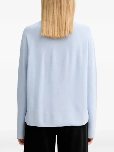 Marc O'polo Funnel-neck Sweater In Blue
