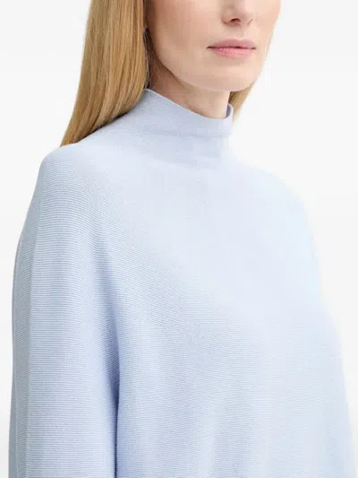 Marc O'polo Funnel-neck Sweater In Blue