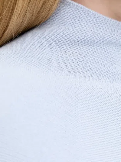 Marc O'polo Funnel-neck Sweater In Blue