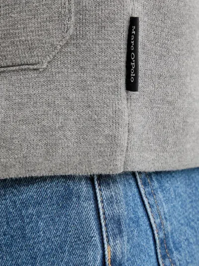 Marc O'polo Buttoned Cardigan In Gray
