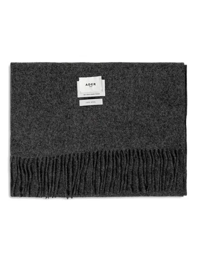Ader Error Fringed Scarf In Black