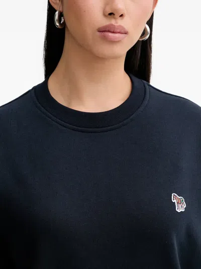 Ps By Paul Smith Appliqué Sweatshirt In Blue