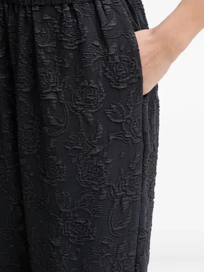 Stine Goya Floral-effect Trousers In Blue