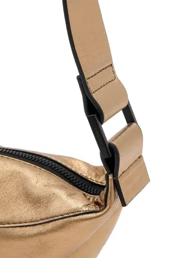 Allsaints Luna Adjustable-strap Cross Body Bag In Gold