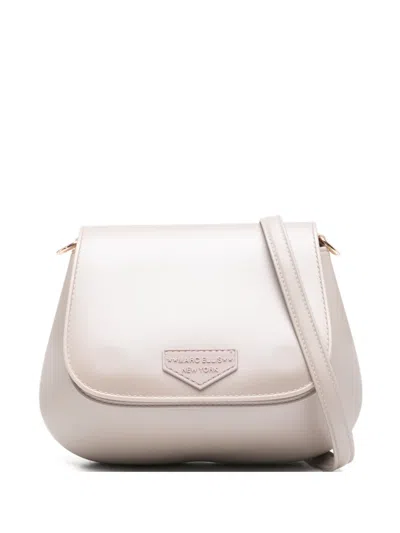 Marc Ellis Logo-detail Cross Body Bag In Neutral