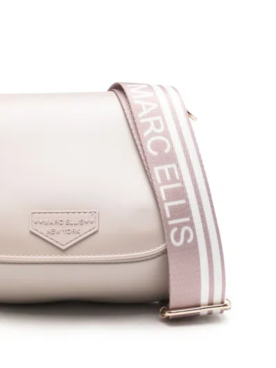 Marc Ellis Logo-detail Cross Body Bag In Neutral