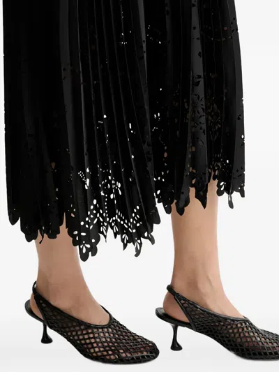 Munthe Pleated Midi Skirt In Black