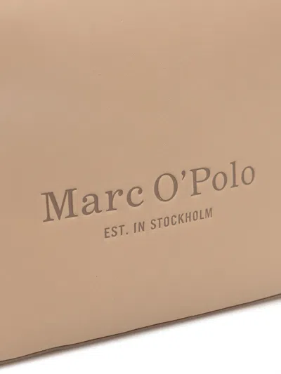 Marc O'polo Debossed-logo Tote Bag In Neutral