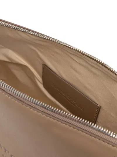 Marc O'polo Debossed-logo Tote Bag In Neutral