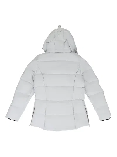 Moose Knuckles Cloud Shearling-trim 3q Jacket In Gray