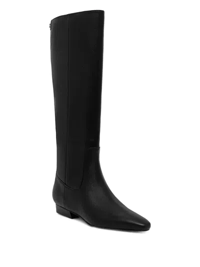 Guess Usa Pointed Knee-high Boots In Black