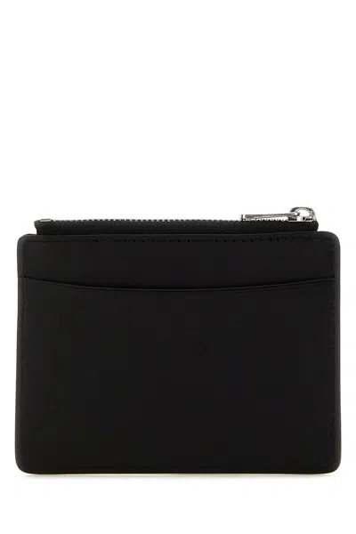 Apc Black Leather Paris Card Holder In Black