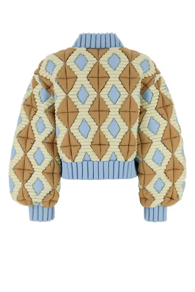 Raxxy Patterned Puffer Jacket In Multi