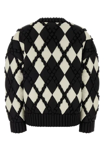 Raxxy Two-tone Nylon Down Jacket In Multi