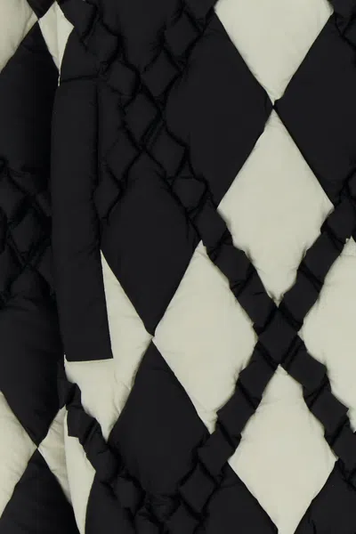 Raxxy Two-tone Nylon Down Jacket In Multi