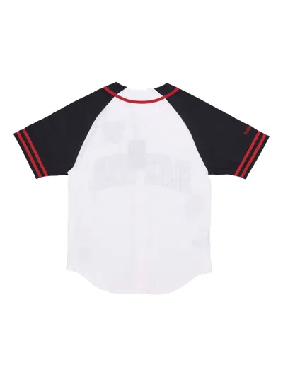Mitchell & Ness Chicago Blackhawks Button-front T-shirt In White