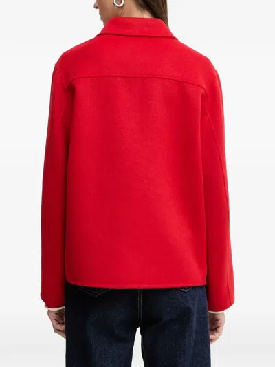 Marc O'polo Button Pockets Jacket In Red