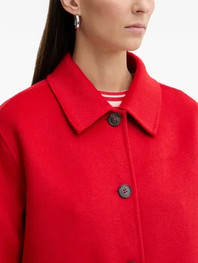 Marc O'polo Button Pockets Jacket In Red